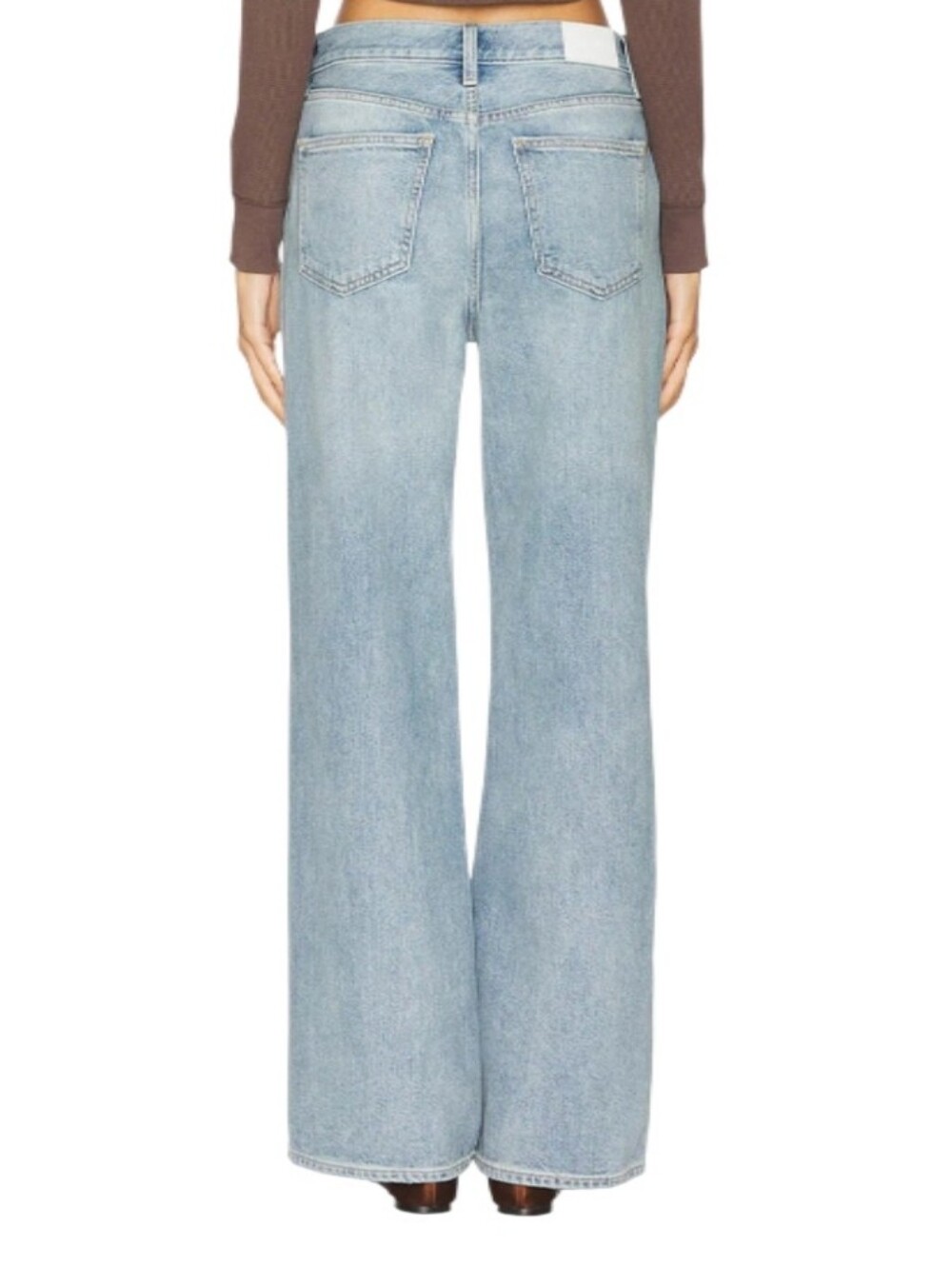 Pistola Hendrix High-Rise Baggy Distressed Denim Jeans-NWT - Picture 3 of 13